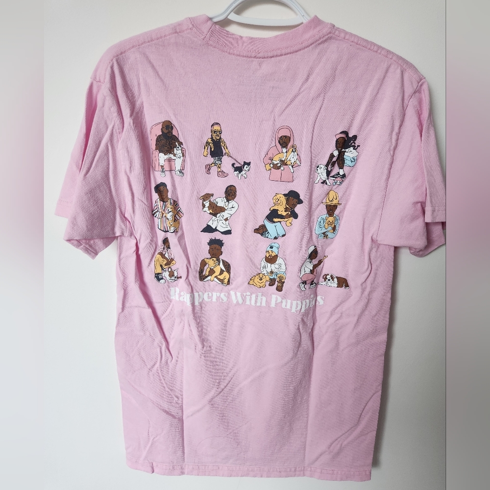 Rappers with puppies pastel T-shirt